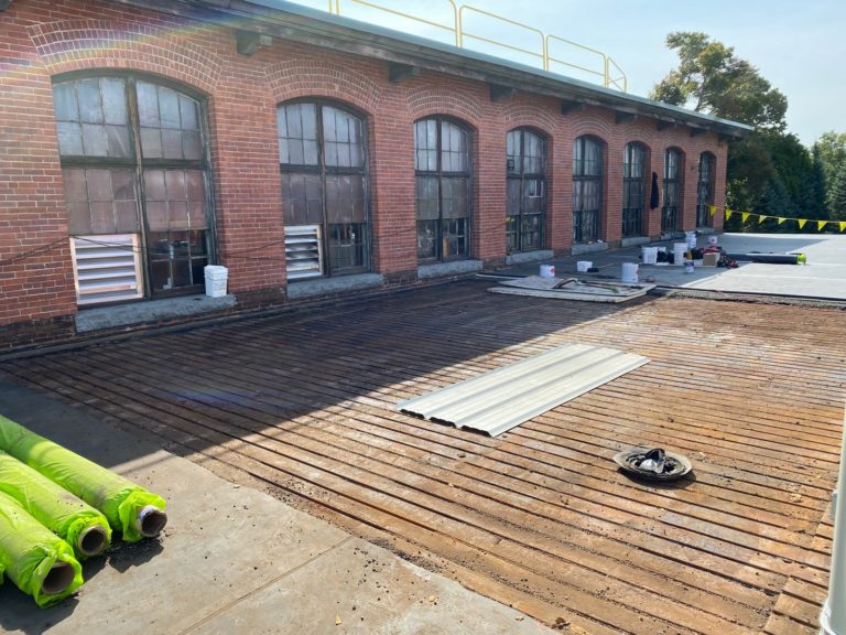 Boston rubber roof replacement