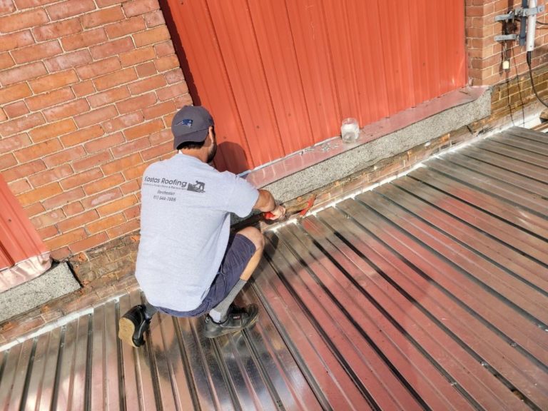 Boston rubber roof replacement