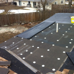 Residential Flat Roof installation in Framingham